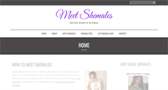 Desktop Screenshot of meet-shemales.com